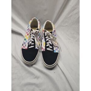 Vans Womens Off The Wall 500714 Black Casual Shoes Sneakers Size 8.5